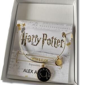 Alex and Ani Harry Potter Swish & Flick Charm Bangle Bracelet New w/ Tag & Box